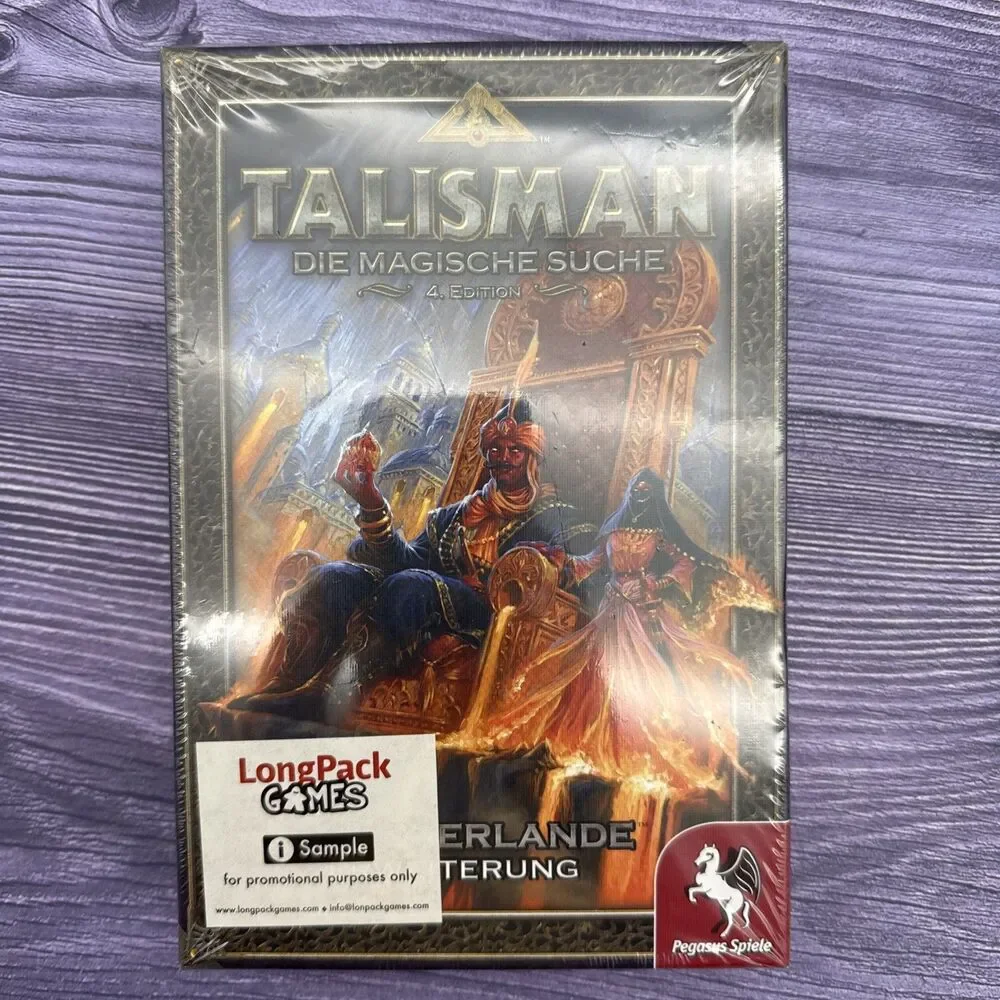 Talisman The Magical Quest Game Firelands - Pegasus Spiele - GERMAN VERSION RARE